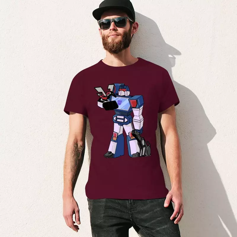 T-Shirt manches courtes Soundwave pour homme, personnalisé