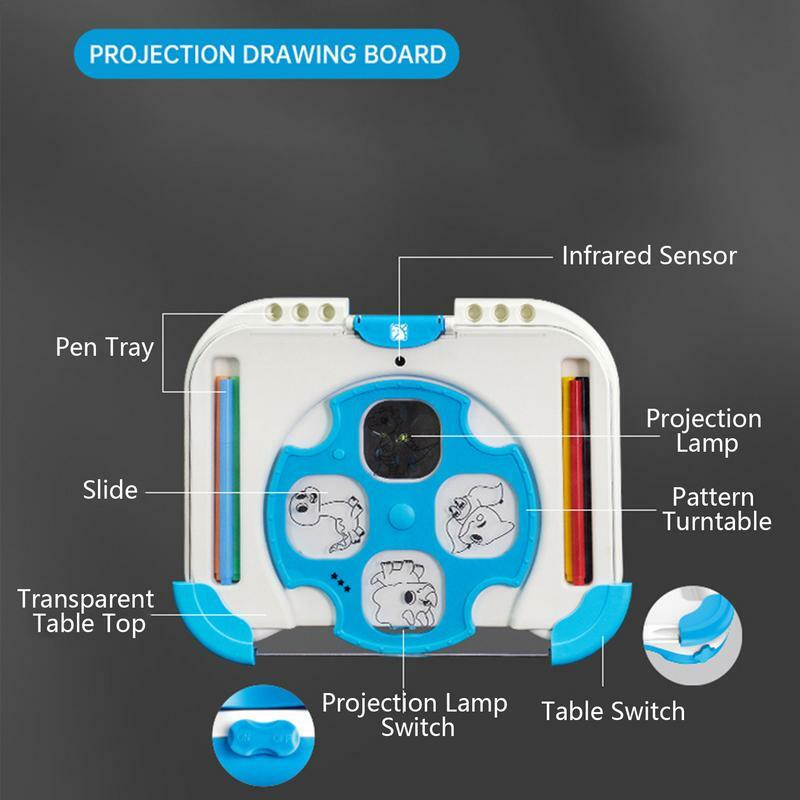Drawing Projector For Kids Art Tracing Projector Art Sketch Projector For Tracing Include 64 Projection Images Color Pens