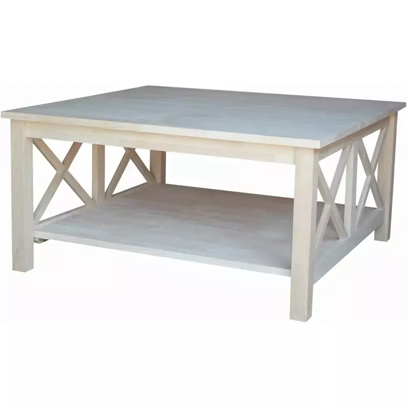 Unfinished Dining Tables Basses Hampton Square Coffee Table Gold Coffee Table for Living Room Furniture End of Tables Coffe Side