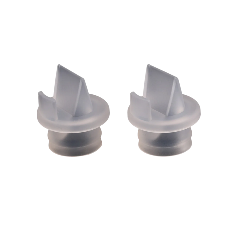 2PCS Backflow Protection Breast Pump Accessory Duckbill Valve Solid Color Breast Pumps Accessories