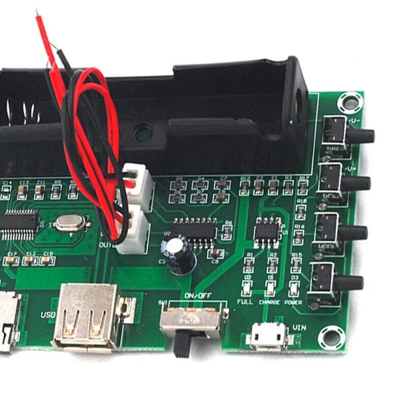 Papan Amplifier daya XH-A150 baterai Lithium Bluetooth Digital daya 10W Speaker kecil DIY isi ulang