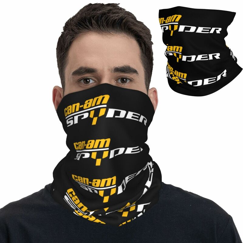 Can I Am Spyder Bandana Neck Cover Printed Motorcycles Team Mask Scarf Warm Balaclava Outdoor Sports Men Women Adult Washable