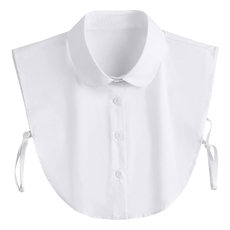 Cuello de camisa falso para hombres y mujeres, cuello de negocios versátil, ropa de trabajo de oficina en el interior, collares desmontables, moda Unisex