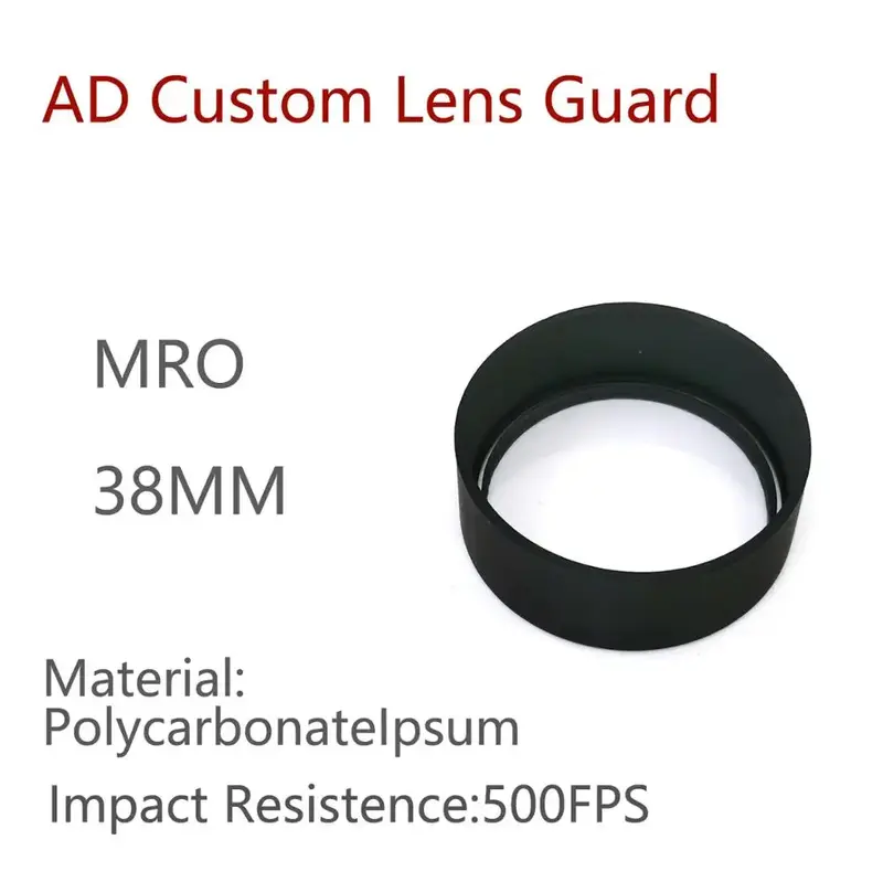 Protector de lente personalizado para arma de caza táctica, luz LED, linterna AD, SRO, MRO, punto rojo, Protector de vista para TR1, M300, M600, X300, X300V