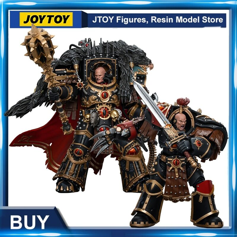 JOYTOY-figuras de acción Warhammer 30K 1/18, modelo de juguetes, regalos de cumpleaños, hijos de Horus, Warmaster, Horus, ezezezyle, Abaddon