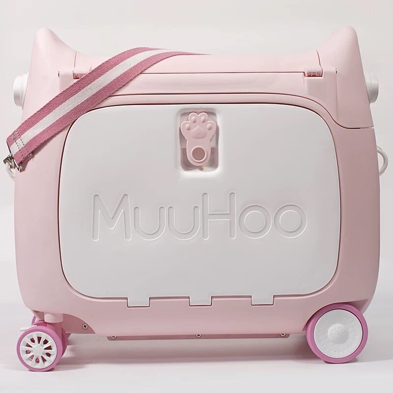 Children's luggage can ride and sleep luggage baby boarding suitcase