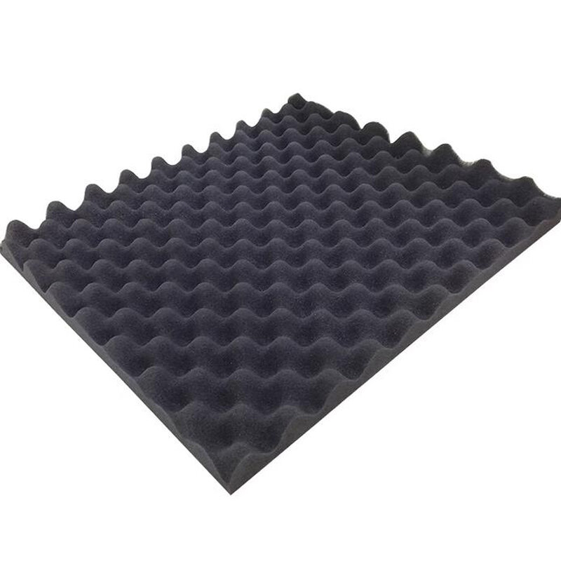 Wave Sponge Lining Shockproof Toolbox DIY Customized Lattice Concave Convex Egg Sponge Block Filled Shock Absorption Foam Pad