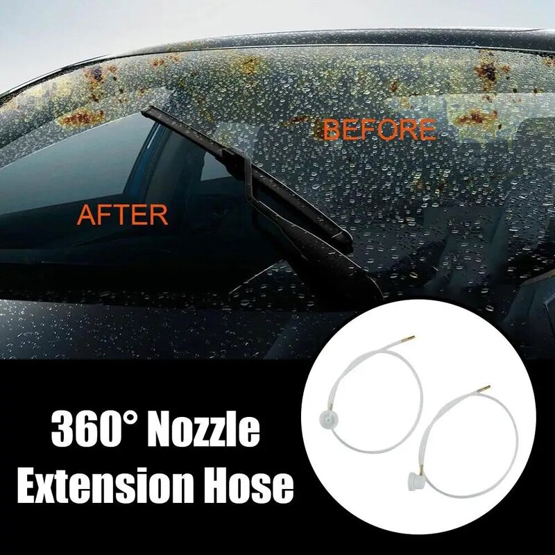 Car Auto 360 Graus Mangueira de Extensão, Latas de Aerossol Spray, Usado Com Subrevestimento, Comprimento 50cm, 4,5mm, 2Pcs por Conjunto
