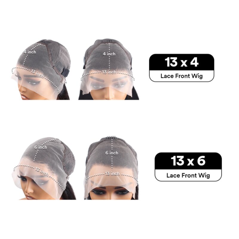 Perruques Lace Frontal wig brésiliennes naturelles lisses, cheveux humains, pre-plucked, Transparent HD, 13x4, 30 40 pouces, densité 250, pour femmes