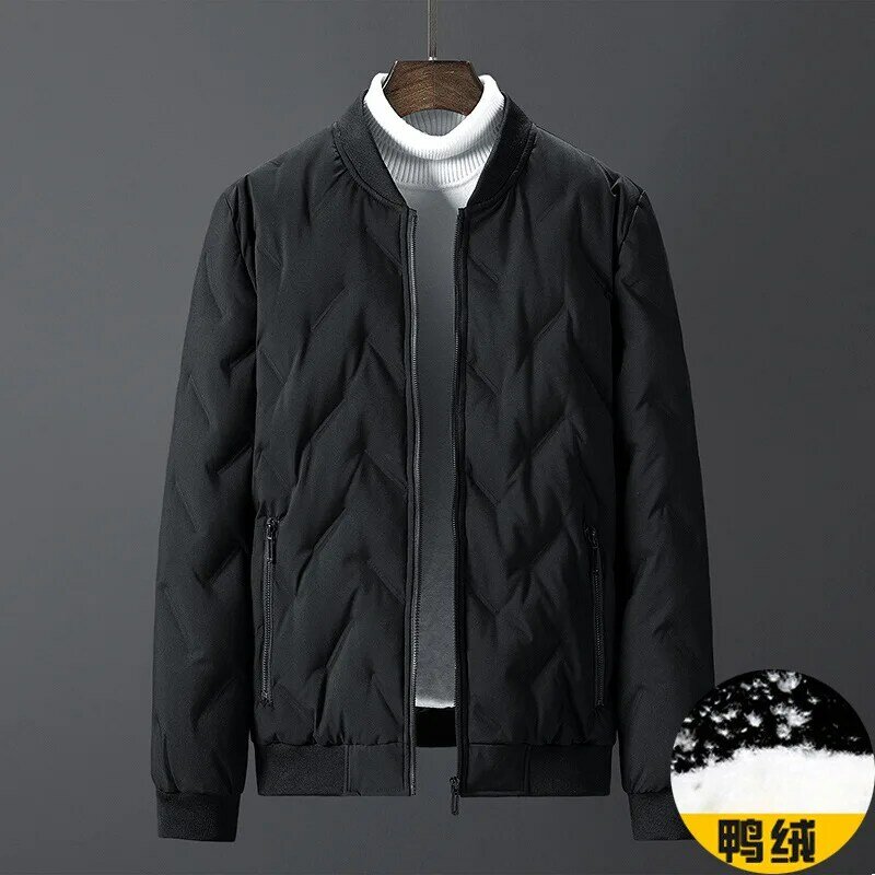 Jaqueta casual masculina, jaqueta quente que tudo corresponde, nova moda, outono e inverno, 2023