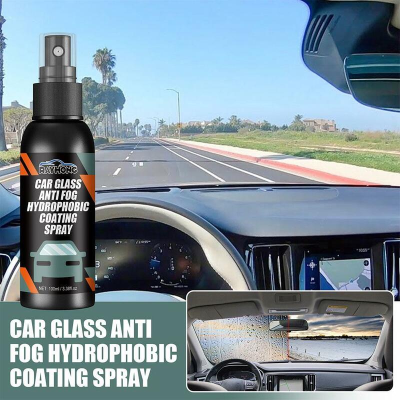 Espray repelente al agua para coche, recubrimiento antilluvia, hidrofóbico, líquido, parabrisas, máscara de espejo, pulido automático K W0Y7