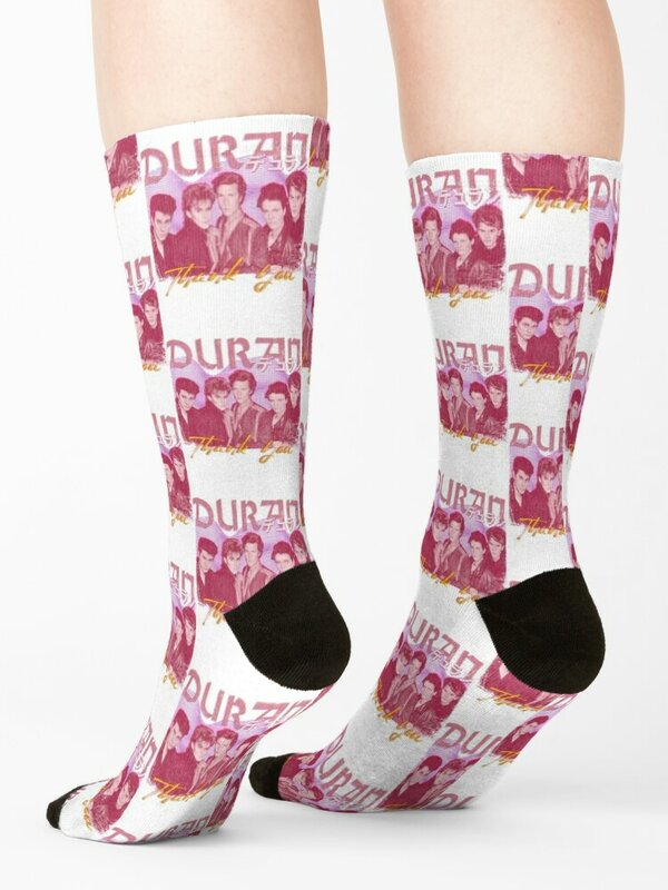 Meias Duran Duran Vintage Designer para homens e mulheres, meias antiderrapantes, Halloween, futebol, meias de compressão masculinas, 1978