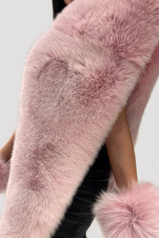 Heißer Verkauf Faux Fox Pelz Schal Hut Handschuhe dreiteilige Winter warme und bequeme Persönlichkeit Kunst pelz Anzug