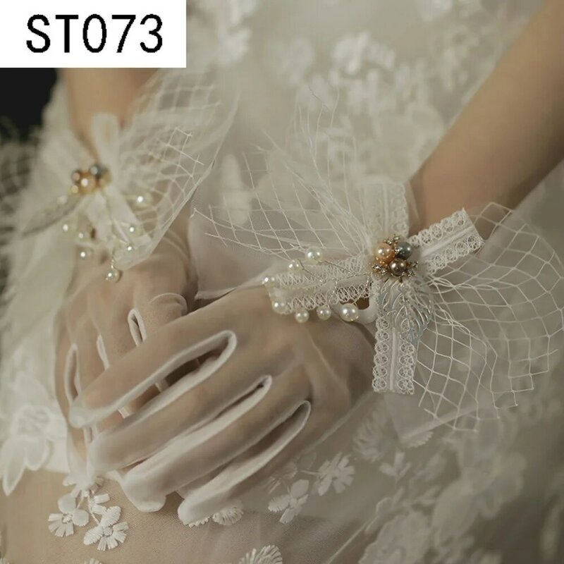 Party Dress Lace Gloves Hot Sale Clothing Accessories Sexy Cycling Driving Mittens Wedding Bridal Gloves Lady