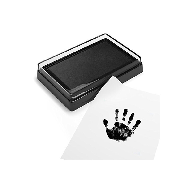 Milieuvriendelijke Babyverzorging Niet-Giftige Baby Handafdruk Opdruk Kit Baby Souvenirs Casting Pasgeboren Footprint Inktpad