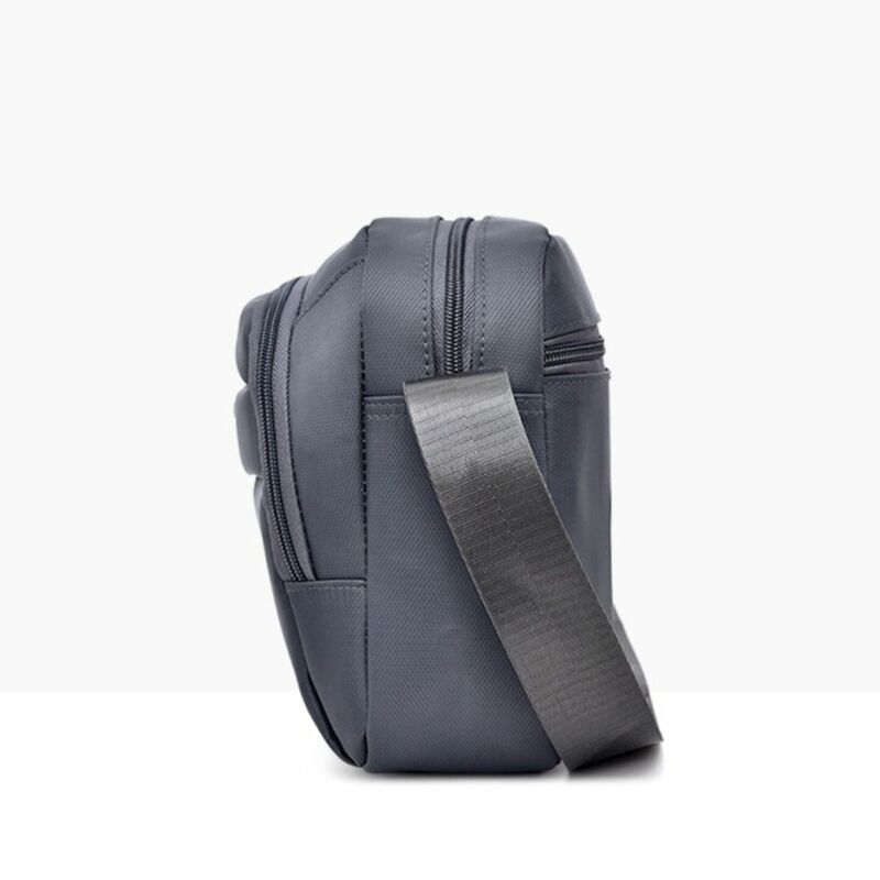 Große Kapazität Männer Handtasche Mode tragbare Reiß verschluss Umhängetasche Nylon bequeme Umhängetasche