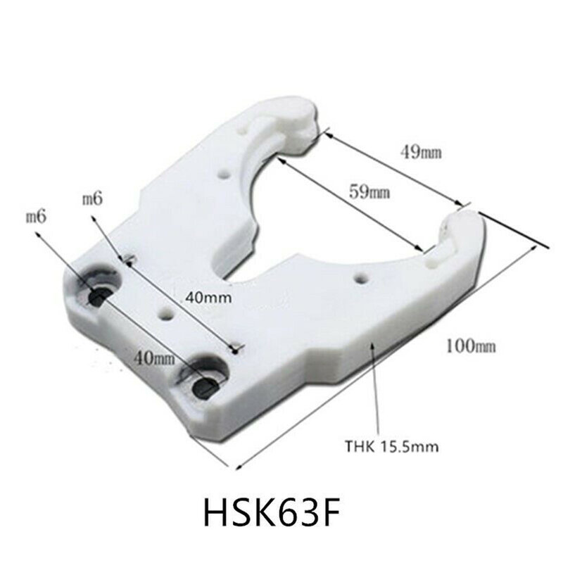 For Engraving Machine CNC Tool Tool Holder Clamp Changer Fixed Handle Replacement 3.94x3.31x0.61in Accessories