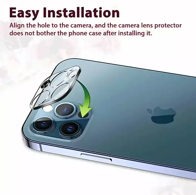 1-5Pcs 3D Camera Glass Protectors for iPhone 15 14 13 11 12 Pro Max Lens Protective Glass Film for iPhone 15 14 Plus 12 13 Mini