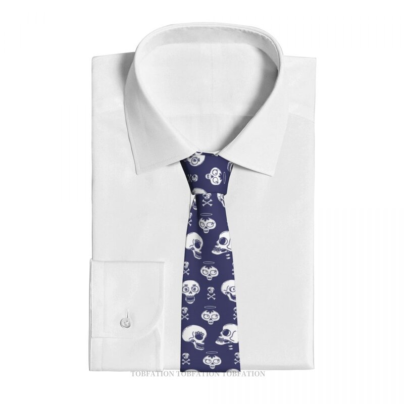 Милые мужские галстуки с черепами 3D принт хип-хоп уличные деловые аксессуары для свадьбы вечеринки рубашки