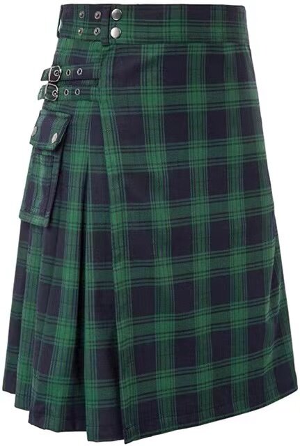 Мужское классическое Плиссированное современное платье в шотландском стиле