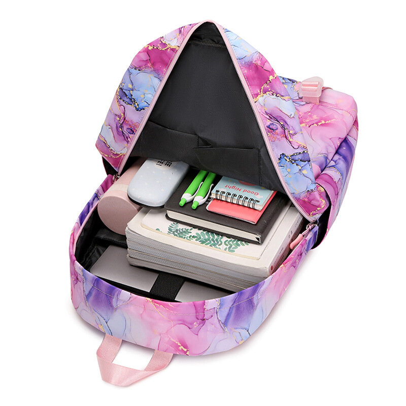 Рюкзак с несколькими карманами и сумкой для обеда, 2 шт.