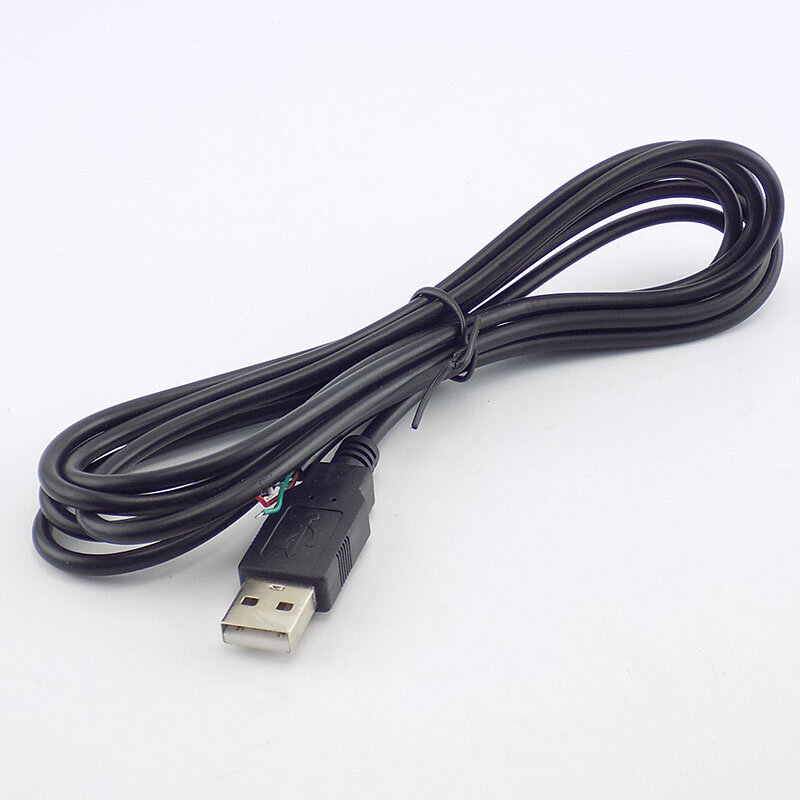0.3/1/2M DIY Micro USB A Male 4 Pin Wire Data Cable Connector extension Cord Power Supply Adapter for USB fan Devices H10