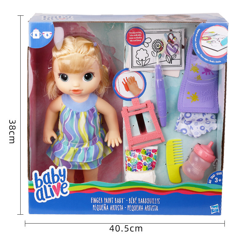 Bambole vive originali del bambino di colonia figure rinate animali domestici cattivi suoni d'amore Cute Kawaii Play House Toys for Girls Kids Gifts