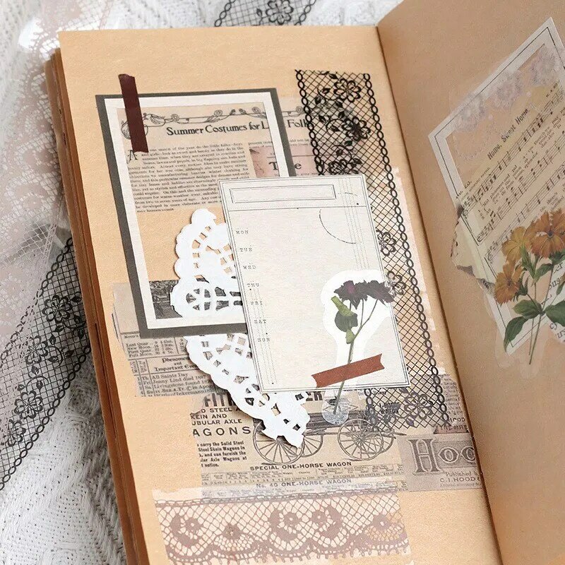 Washi taśma koronkowa wzór samoprzylepna taśma naklejka dekoracyjna taśma maskująca DIY Craft taśma dekoracyjna na Scrapbooking dekoracja