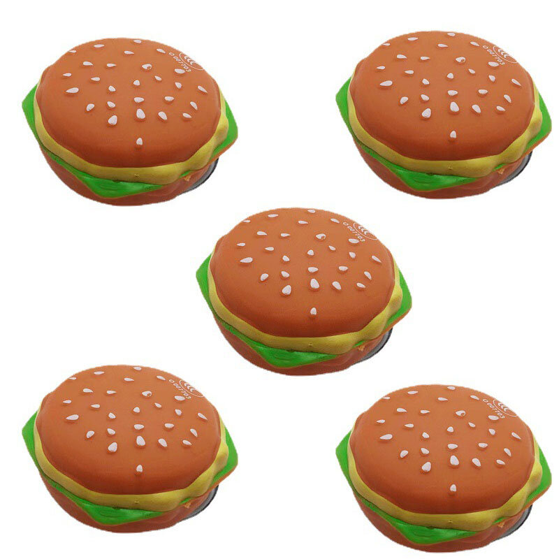 Piezas de juguete clásico Kawaii para niños, modelo de hamburguesa Simple, simulación creativa, Mini hamburguesa, coche inercial, 1 unidad