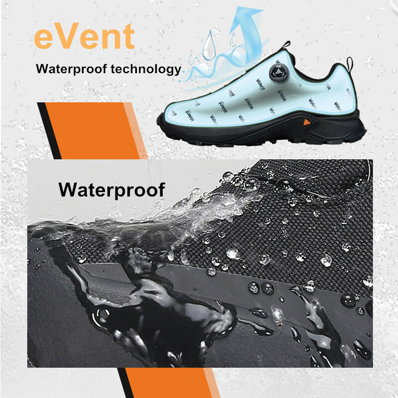Buty HUMTTO Waterproor dla mężczyzn zimowa platforma robocza gumowe botki Outdoor męskie trampki luksusowy projektant buty robocze bhp