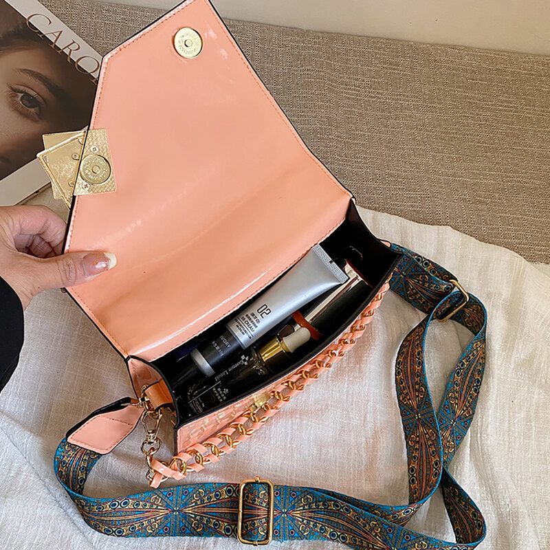 Mode kleine Umhängetaschen für Frauen verstellbare Geldbörsen und Handtaschen Designer Luxus Schulter Umhängetasche Pu Leder