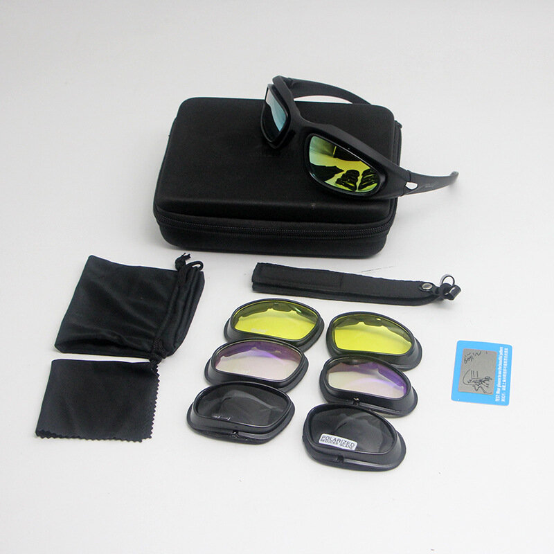 Moto Bril Rijden Crossmotor Bril Gepolariseerde Outdoor Sportzonnebril Voor Oogbescherming Winddichte Antifog Fietsbril