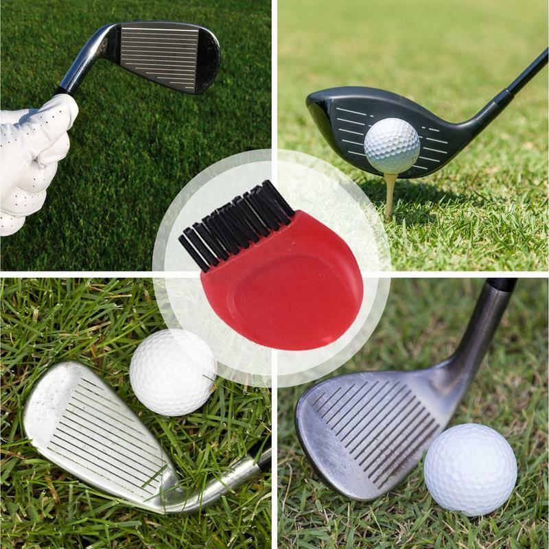 Mini cepillos de palo de Golf, cepillo de dedo, cerdas de altura aptas para limpiar cabezas de Golf, pelota y zapatos, ayudas de entrenamiento de Golf
