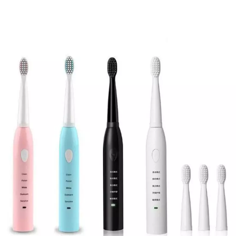 4Pcs Electric Toothbrushes Head Sonic Tooth Brush Head Washable Whitening Powerful Ultrasonic Toothbrush Heads