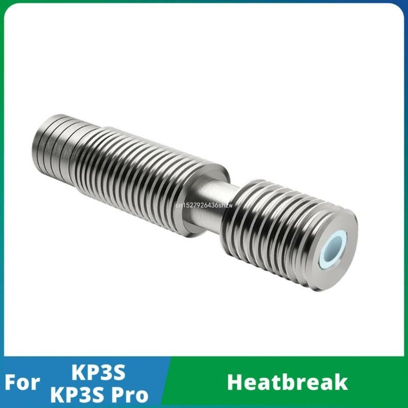 for KP3S KP3SPro 3D Printer Throat Hard Stainless Steel Heatbreak Heat Break Dropship