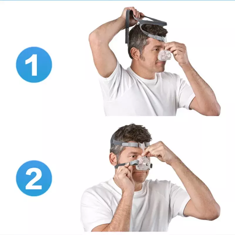 Original Resmed Beatmung gerät Fantasie FX Nasen maske CPAP Universal Nasen maske für zu Hause Schlafapnoe