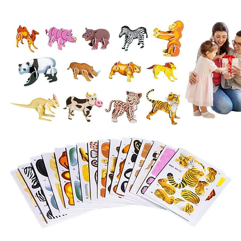 Детский пазл, модель 25, мультяшная игрушка, пазлы для ранних искусств, пазлы ярких цветов для развлечения в школе