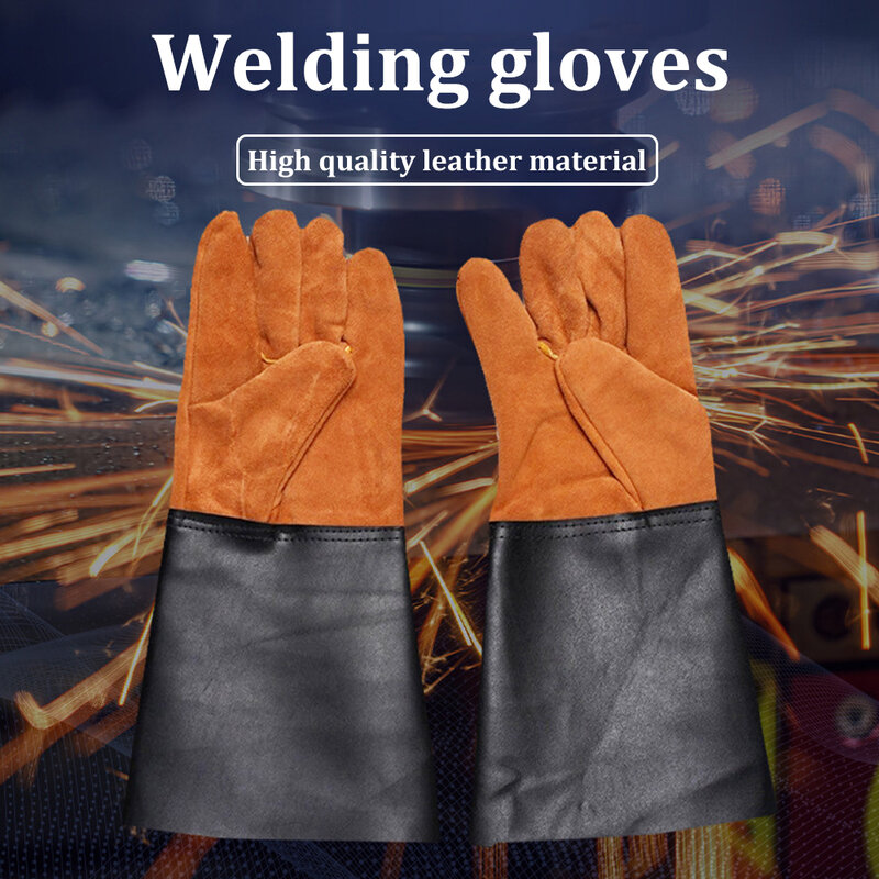 Leather Protection Gloves Welding Rose Pruning Rosetender Gardening Gloves Cowhide Gloves Protect Supplies Work Gloves