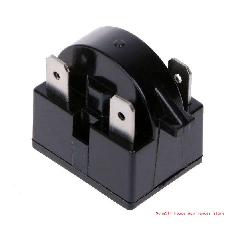 PTC Start Relay Black Compressor Relay Protector para substituição de refrigerador 95AC