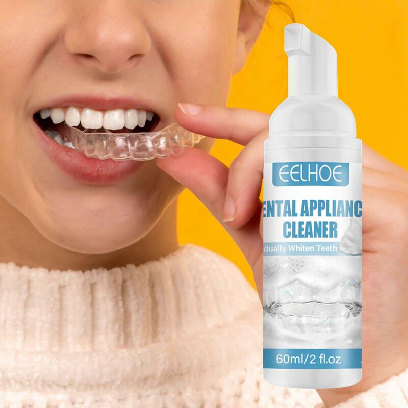 Retainer Foam Cleaner Deep Cleaning Prevents Oral Problems 60ml