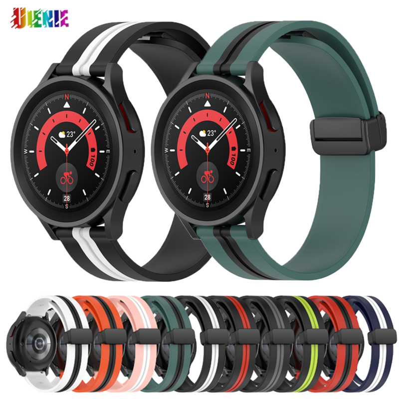 UIENIE-Pulseira magnética para relógio Huawei, correia esportiva em silicone, pulseira para Huawei Watch GT 2e 2 Pro, Amazfit GTR 2 2e e 3 Pro, 46mm, 42mm, 47mm, 20 milímetros, 22 milímetros