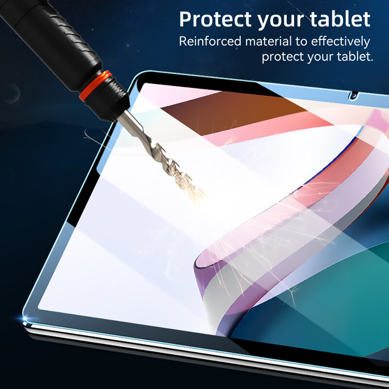Film pelindung layar kaca Tempered, untuk Xiaomi Redmi Pad 10.61 inci HD Film tahan ledakan untuk Redmi Pad SE 11 Film pelindung