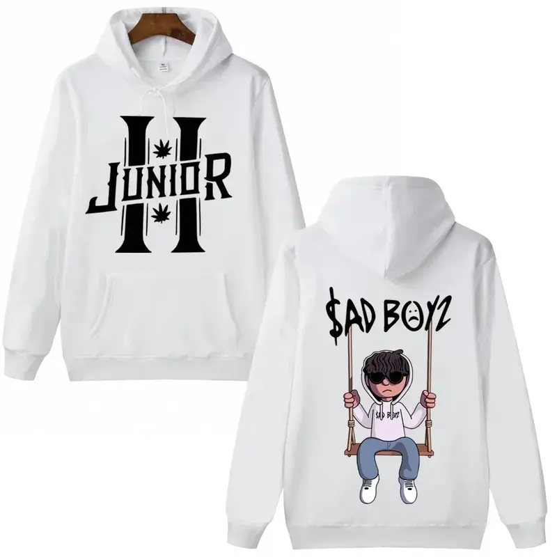 Jersey de estilo Harajuku para niños y niñas, jersey de Hip Hop, regalo de música elegante, moda informal, suelto, Junior H Sad
