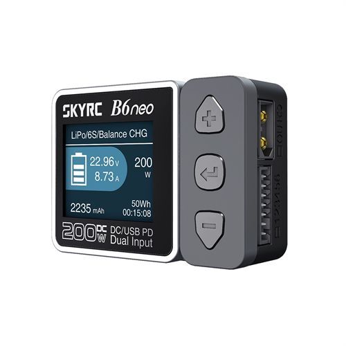 SkyRC B6neo Smart Charger DC 200W PD 80W caricabatteria Balance SK-100198 per RC Model Car Ship Boat Airplane