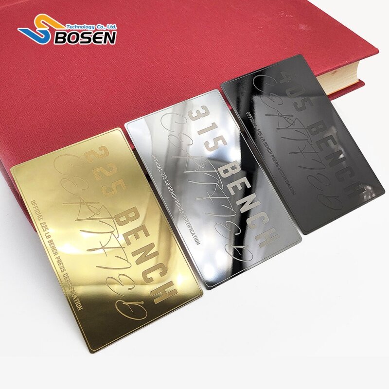 بطاقات عمل معدنية من الفولاذ المقاوم للصدأ ، فارغة ، طباعة مخصصة ، رقاقة NFC الذهبية ، VIP الذكي ، مخصص ، قابل للطباعة