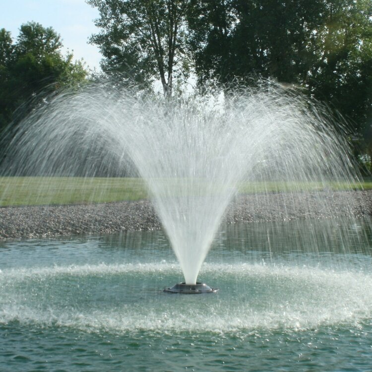 Programmed Control Wonderful Various Types Stainless Steel Pond Floating Fountain Built In Lakes