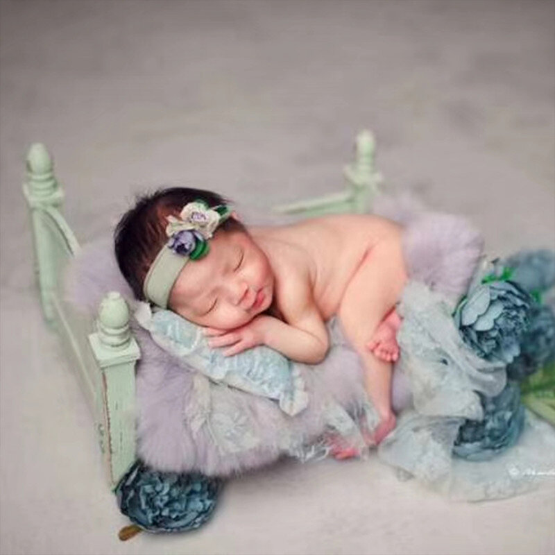 아기 신생아 사진 소품, 장식 방풍 시뮬레이션 침대