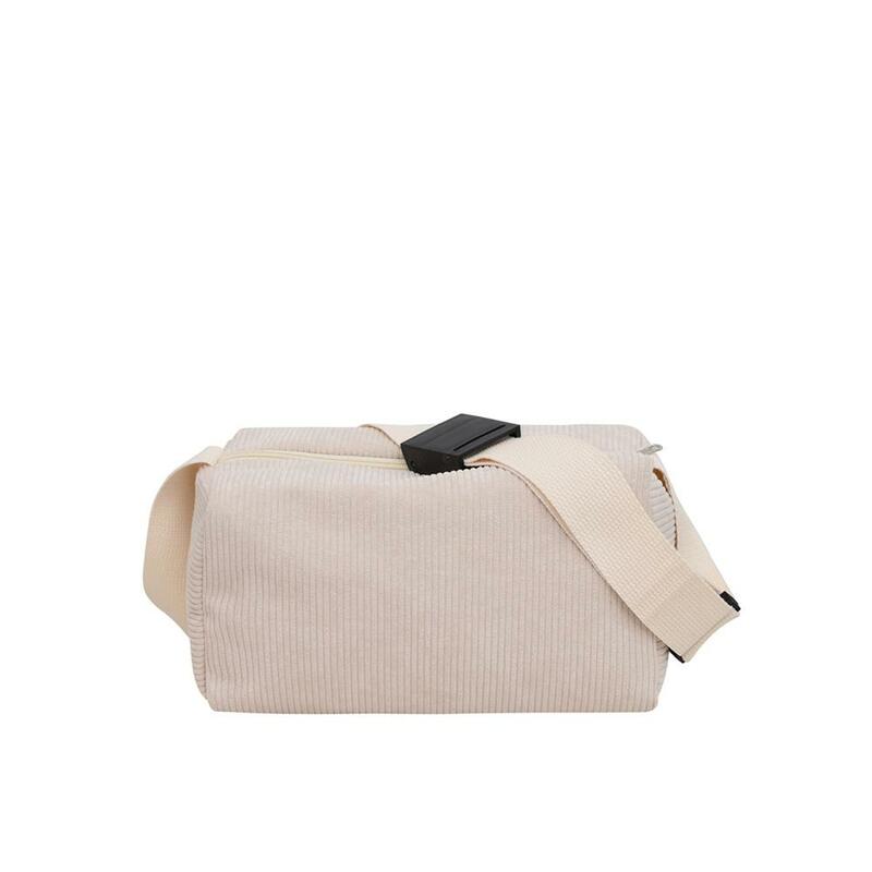 Canvas Shoulder Women's Tote Bag Corduroy Simple Casual Large Capacity Designer Handbags For Women Travel Solid Shopper Bag Z2C7