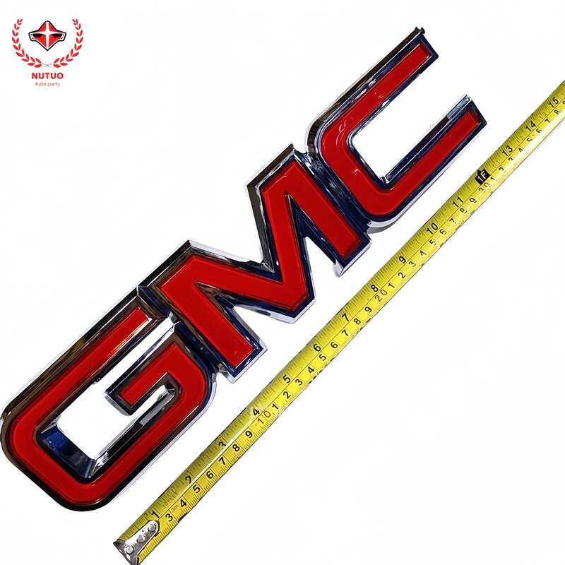 GMC emble logo is suitable for Chevrolet modified mesh car logo, GMC three-dimensional body labeling, and trunk body labeling