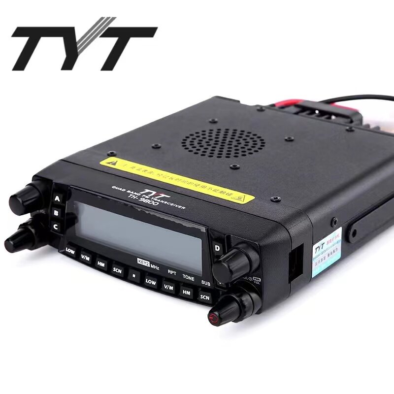 TYT TH-9800 PLUS Quad Band Mobile Transceiver 26-33(10M)/47-54(6M)/136-174(2M)/400-480(70CM) MHz Car Rself driving tours